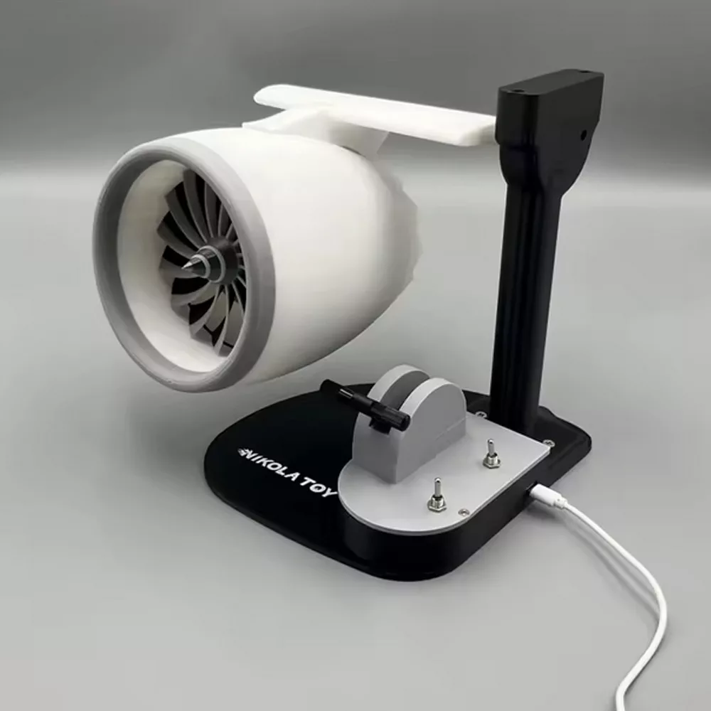 ماکت موتور هواپیما طرح فن USB با مه پاش مدل NIKOLA Toy
