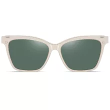 فریم عینک طبی مدل CG7704C690-P265 Polarized Double Switch به همراه کاور آفتابی