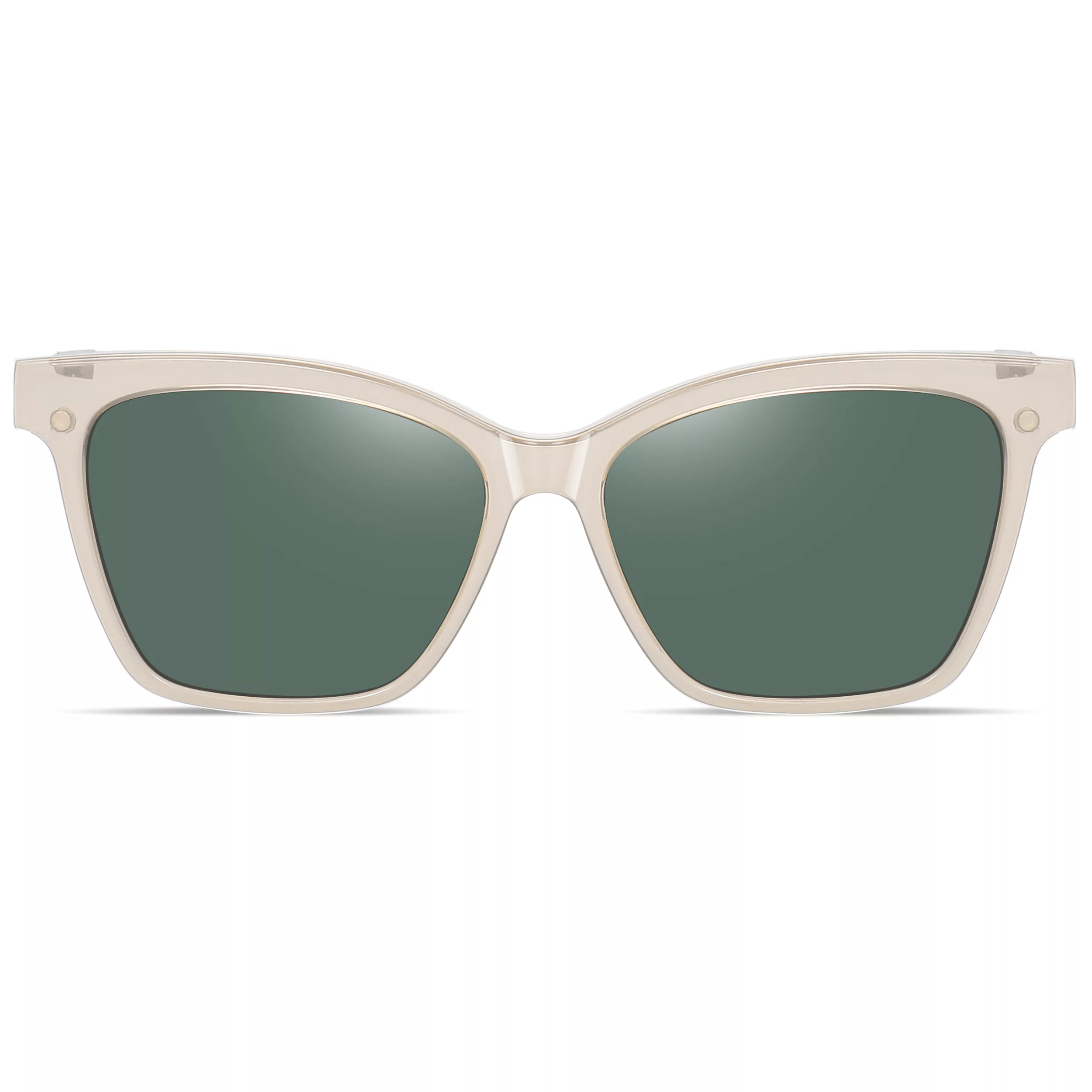 فریم عینک طبی مدل CG7704C690-P265 Polarized Double Switch به همراه کاور آفتابی