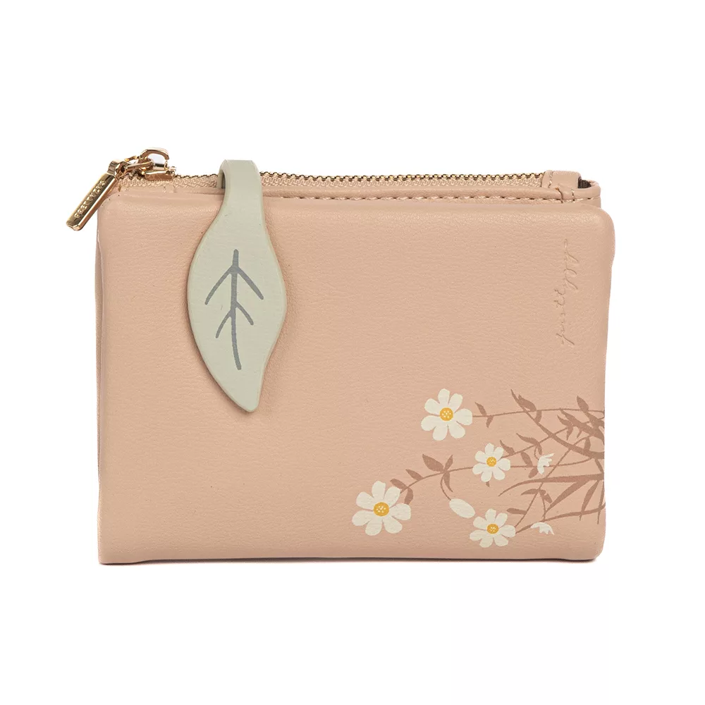 کیف پول زنانه پرتیزس مدل PT19-1441 طرح برگ و گل کد 2020080