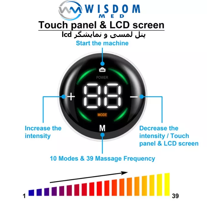 کمربند لاغری ویزدام مد مدل EMS