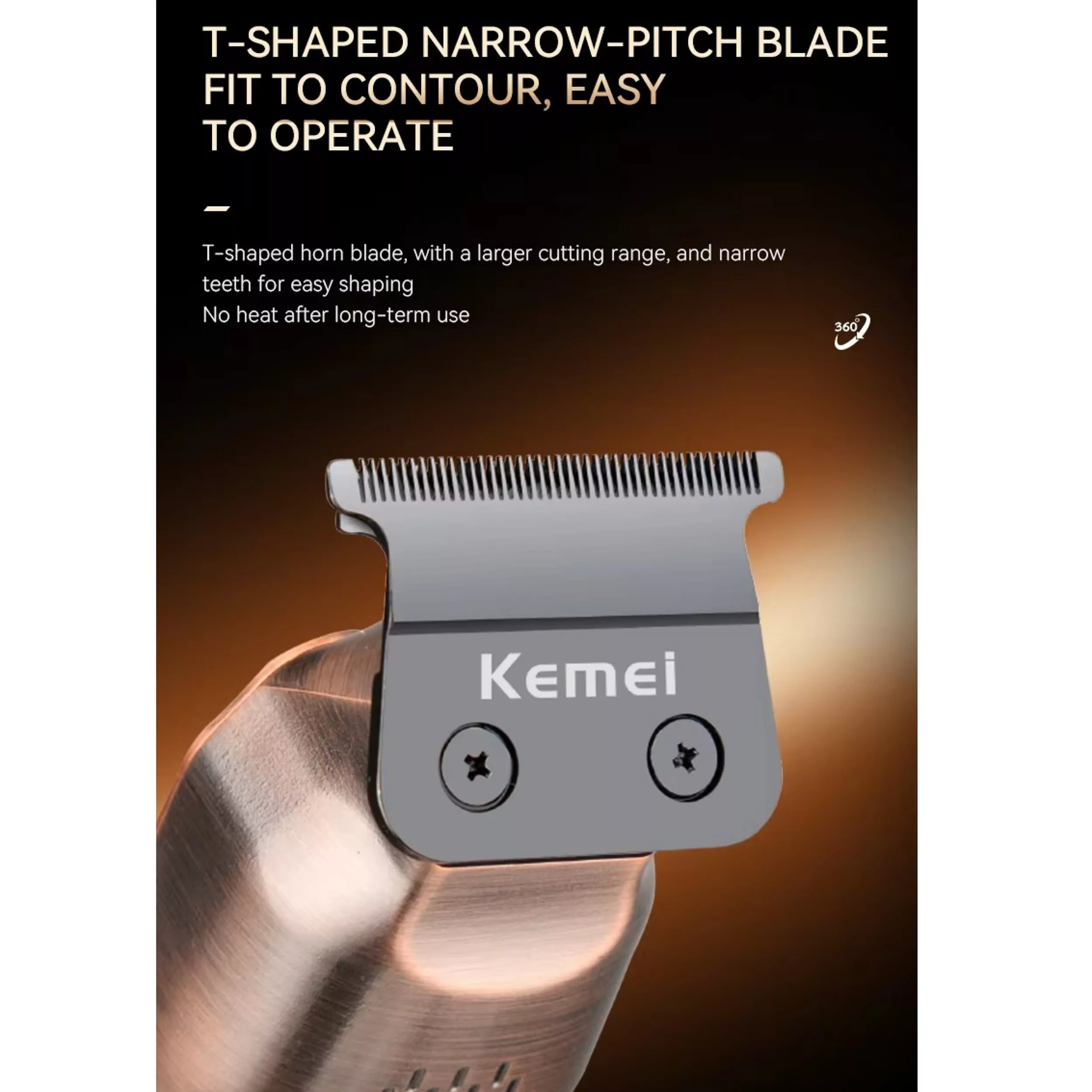 ماشین اصلاح موی سر و صورت شارژی کیمی مدل km-1576