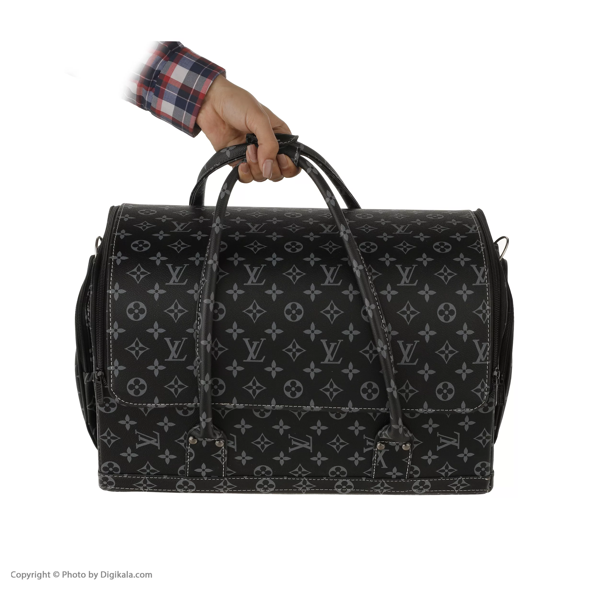 کیف لوازم آرایش و گریم زنانه مدل کانواس