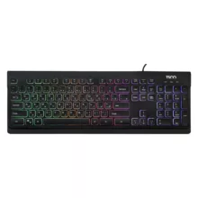 کیبورد گیمینگ تسکو مدل TK 8031، سوییچ ممبران، Full-Size، نورپردازی RGB