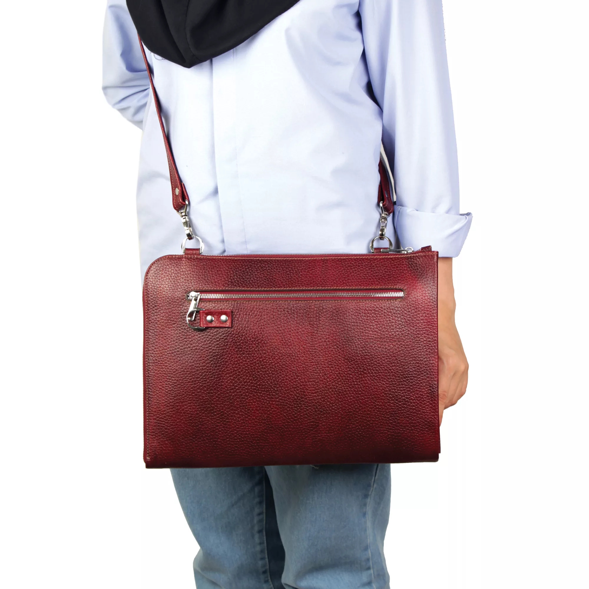 کیف دستی چرم بارز مدل DF39.1