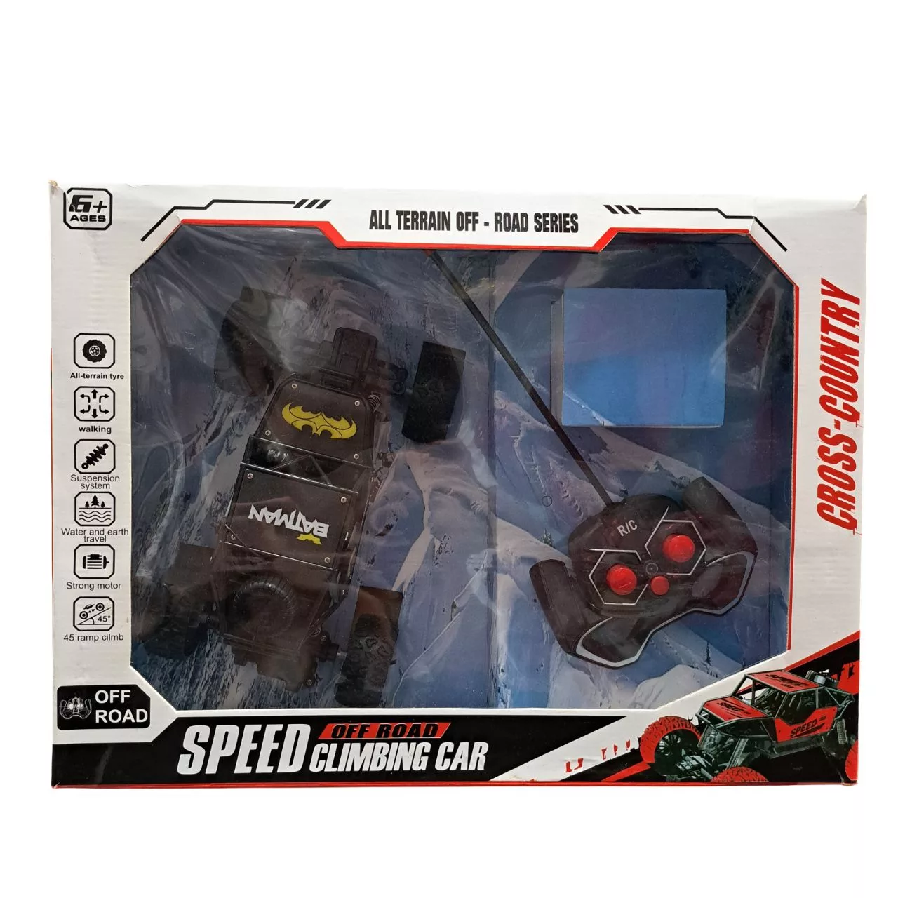 ماشین بازی کنترلی مدل افرود طرح بتمن