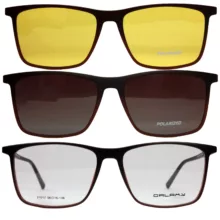 فریم عینک طبی گلکسی مدل 21017 به همراه کاور آفتابی بسته 2 عددی