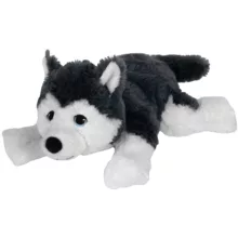 عروسک طرح سگ هاسکی مدل 2025 طول 27 سانتی‌متر