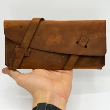 کیف پول چرم آسو مدل باراباس