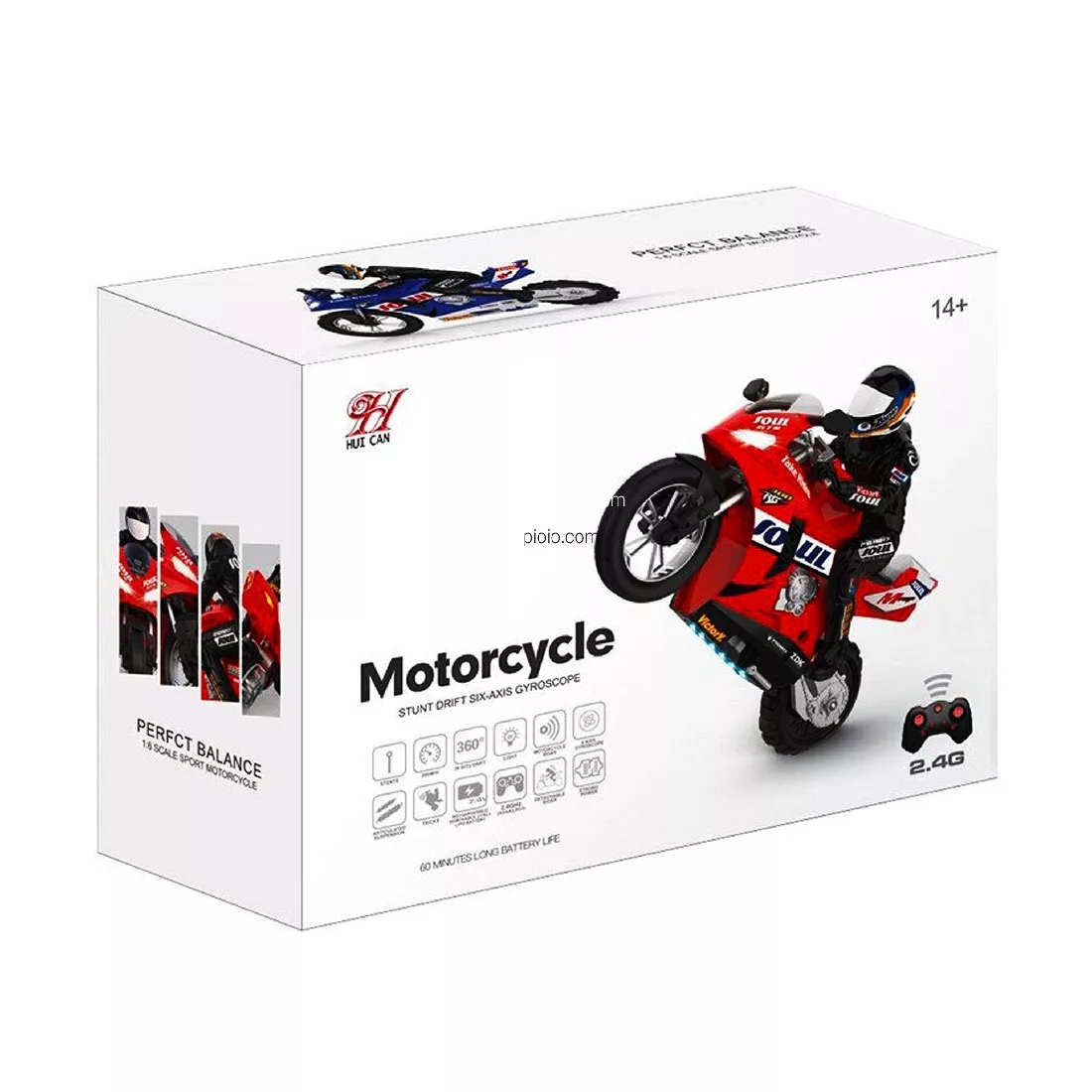موتور بازی کنترلی مدل Rc Motorcycle Hc 802 Self Balancing 6 Axis