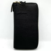 کیف پول چرم آسو مدل فلوتر دوزیپ