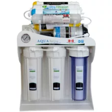 دستگاه تصفیه کننده آب آکوآ اسپرینگ مدل SF4800 به همراه فیلتر تصفیه آب کد 01 مجموعه 4 عددی و نشتی گیر