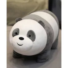 عروسک طرح خرس کله فندقی کد JIMI110 طول 45 سانتی‌متر مجموعه 3 عددی