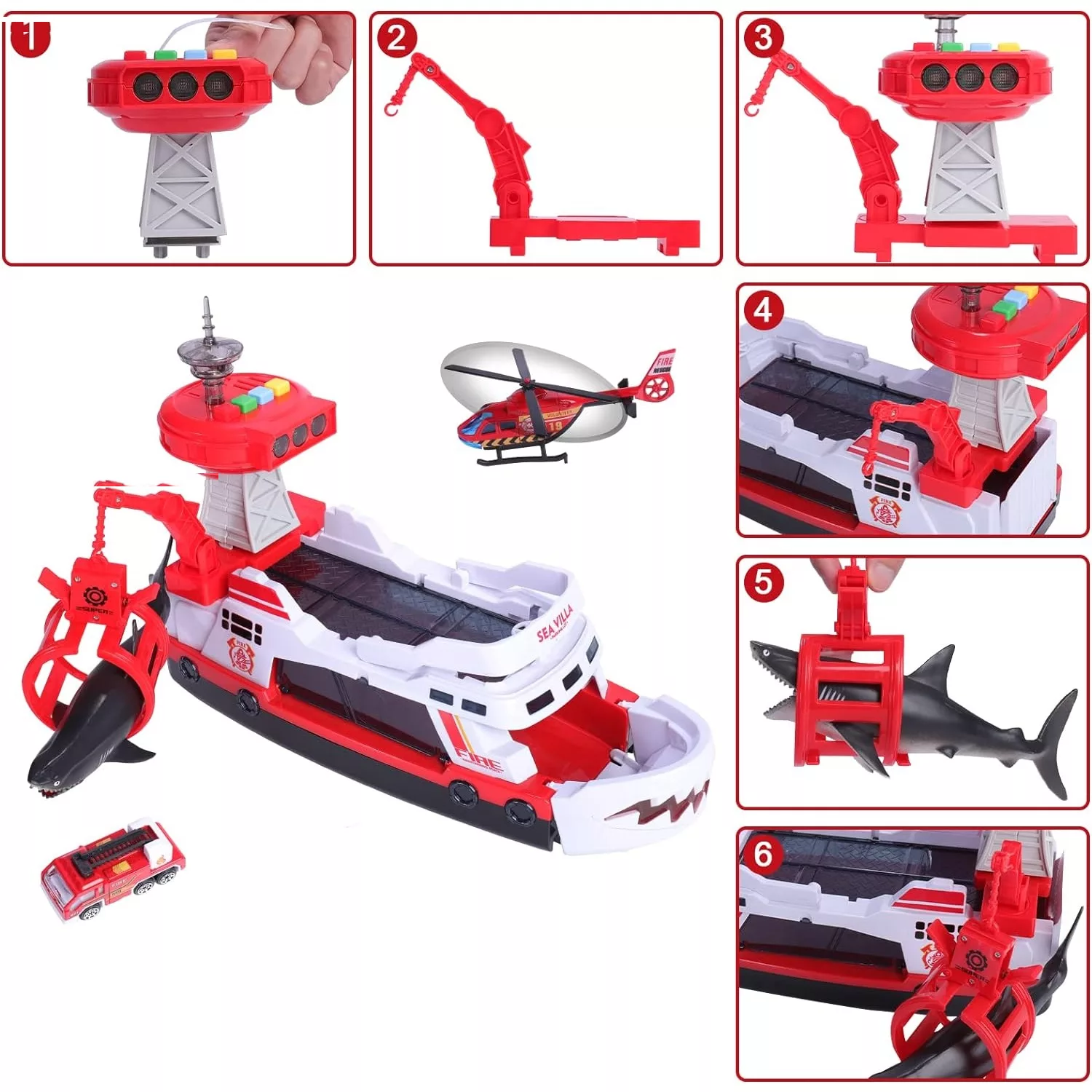 کشتی بازی مدل FIRE طرح آتشنشانی