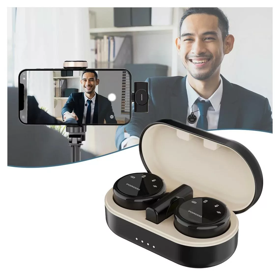 میکروفن یقه ای پرودو مدل PD-WMDMIC-BK