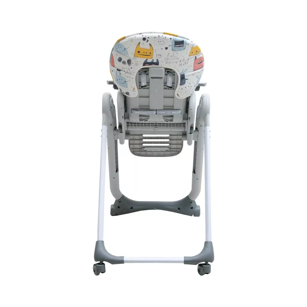 صندلی غذاخوری کودک دلیجان مدل میلانو طرح شیطونک