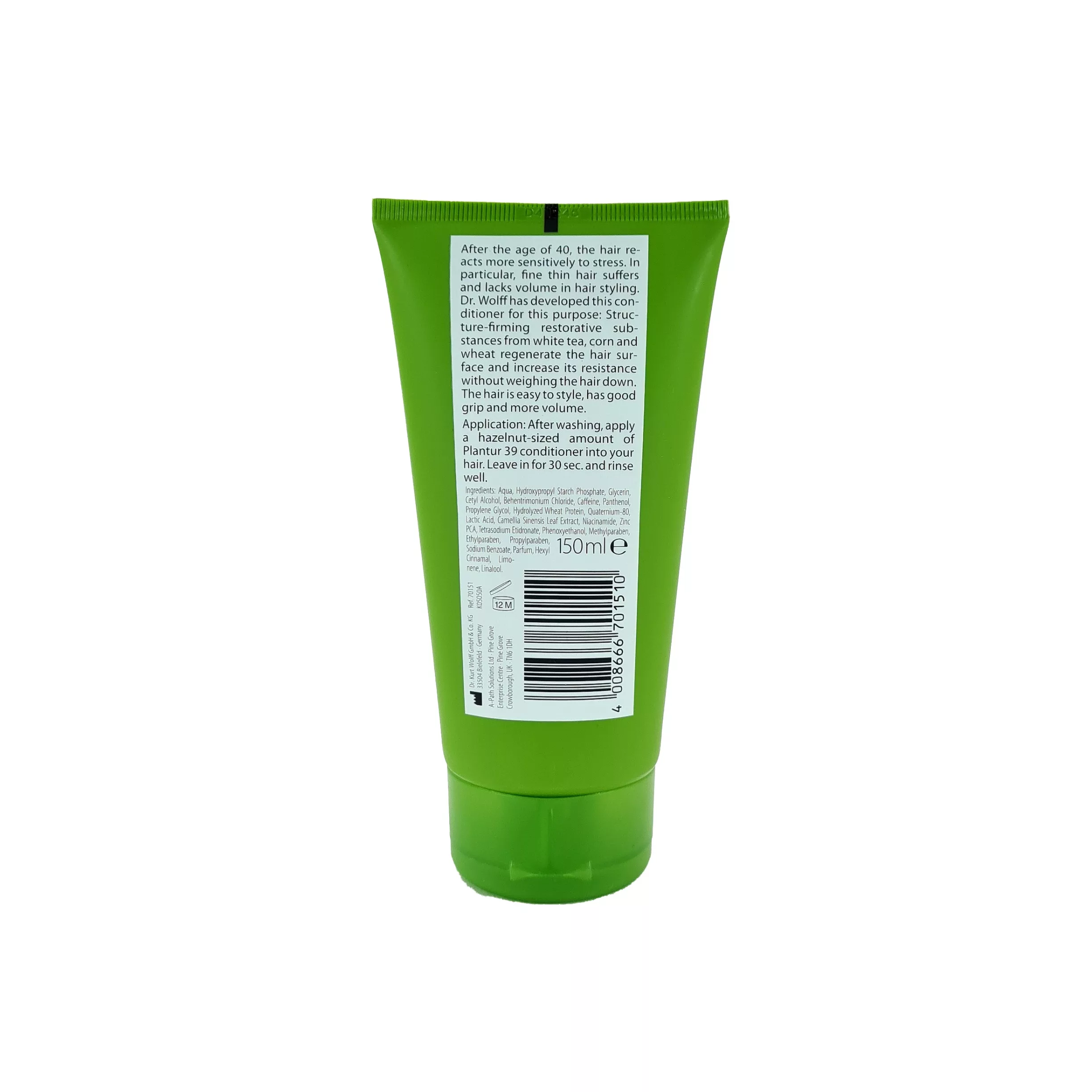 نرم کننده مو پلانتور مدل Fine and Brittle Hair حجم 150 میلی لیتر