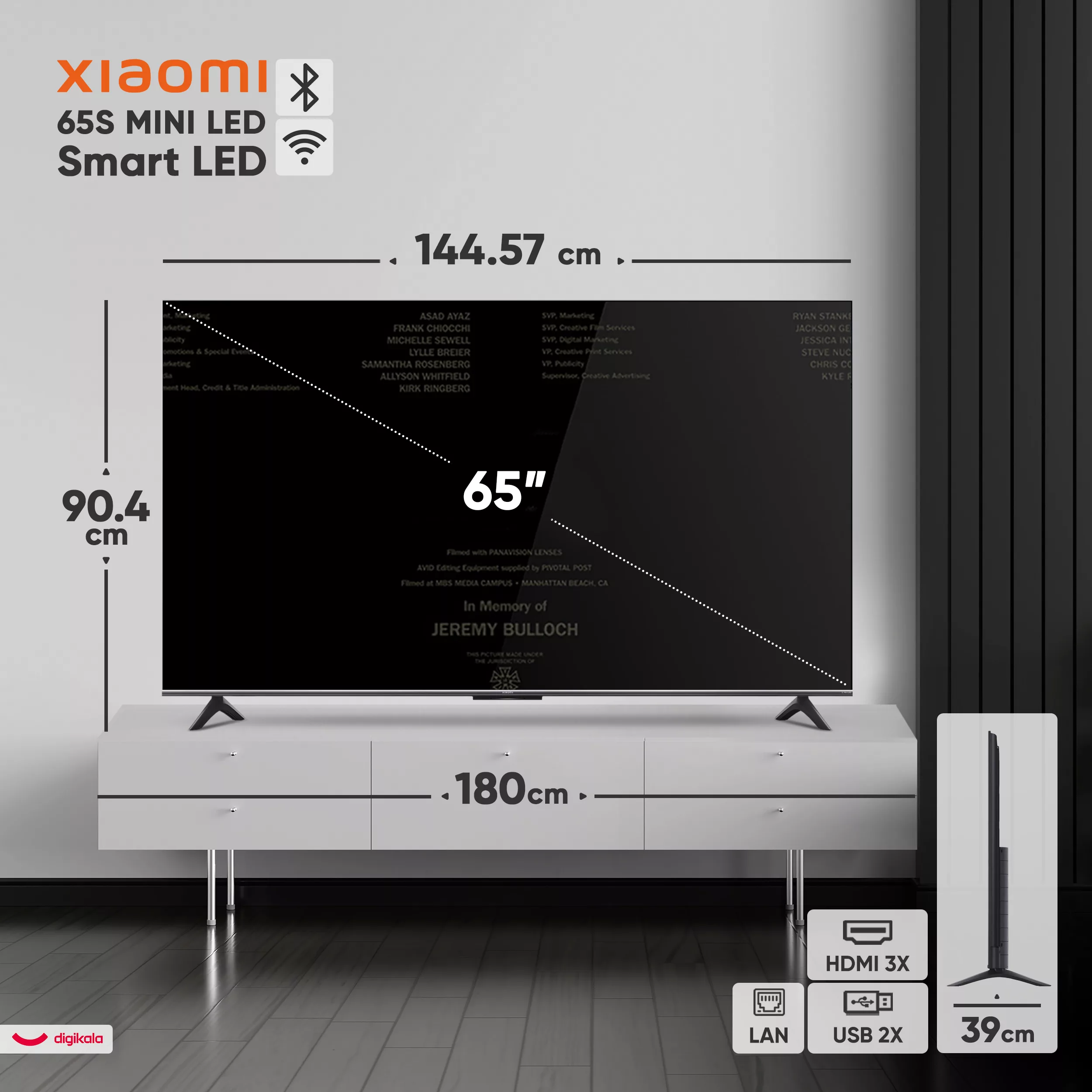 تلویزیون 65 اینچ ال ای دی هوشمند شیائومی مدل 65S MINI LED