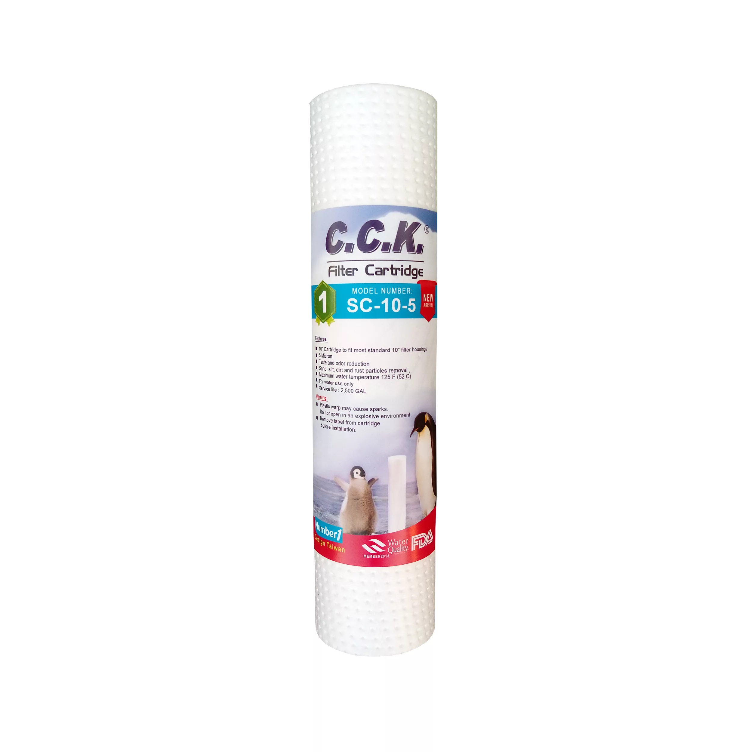 فیلتر دستگاه تصفیه آب سی سی کا مدل JW-pp-100 بسته 100 عددی