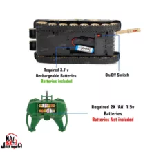 تانک بازی کنترلی ناب سل مدل شارژی موکا 59DTANK MOKA01
