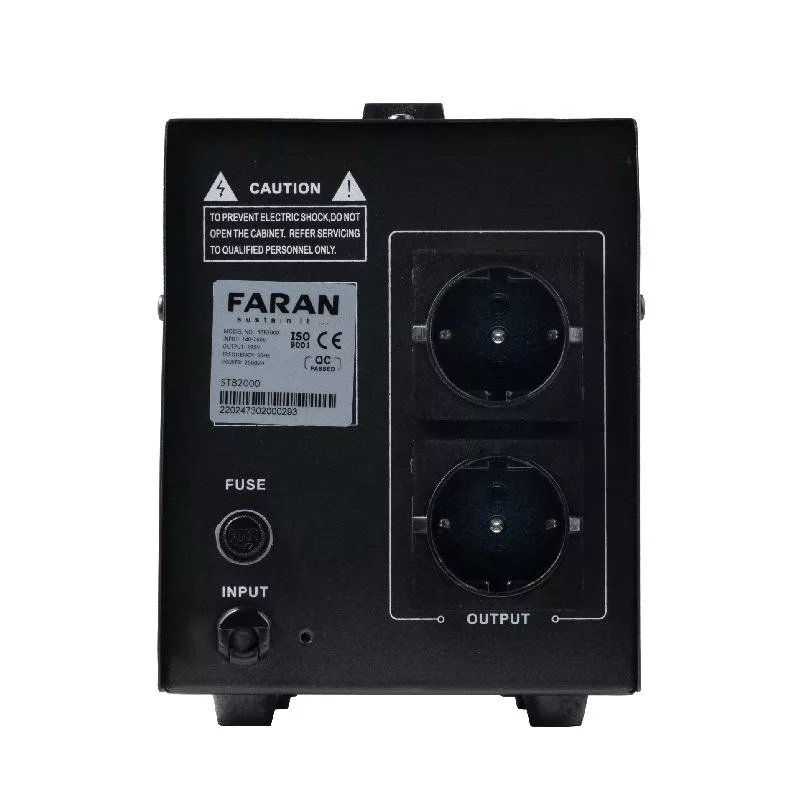 استابلایزر فاران مدل STB2000 ظرفیت 2000 ولت آمپر