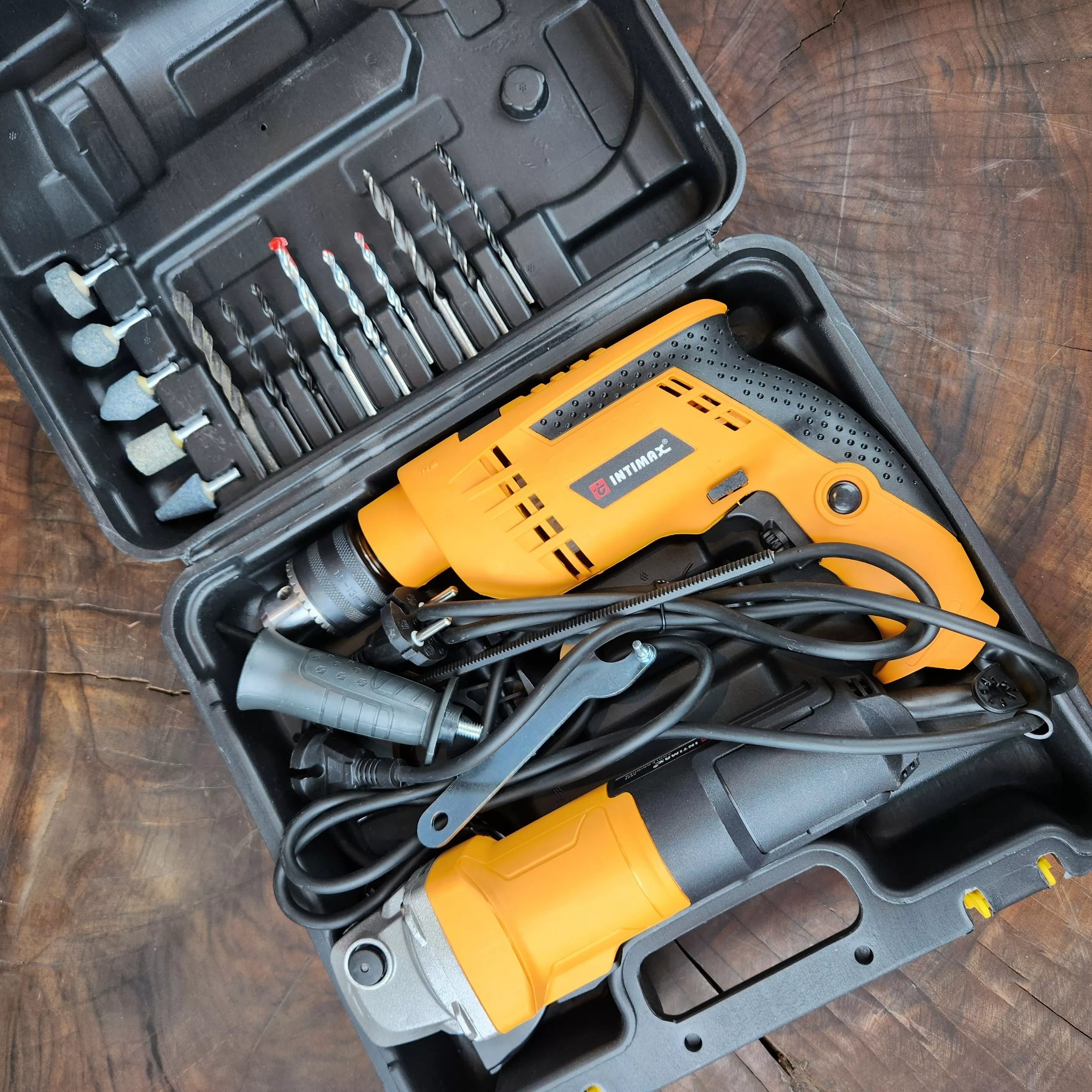 مینی فرز و دریل چکشی اینتیمکث کد 0905