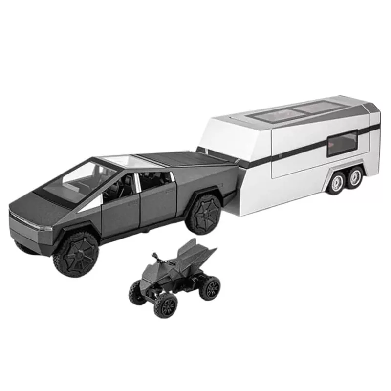 ماکت ماشین ناب سل مدل تسلا سایبر تراک مجموعه سه عددی