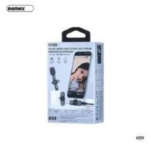 میکروفن یقه ای بیسیم ریمکس مدل K09-Lightening