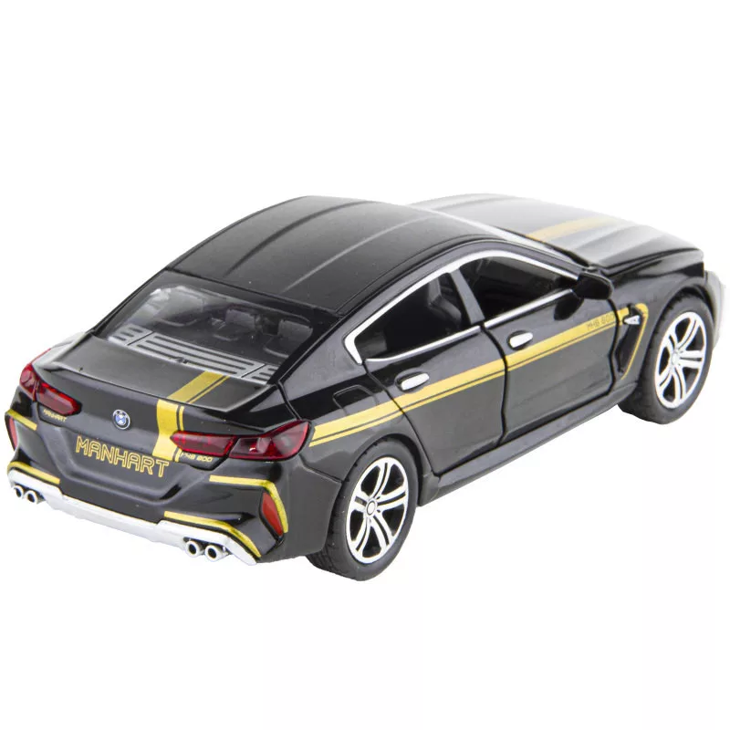 ماکت ماشین مدل عقبکش فلزی موزیکال BMW MANHART M8