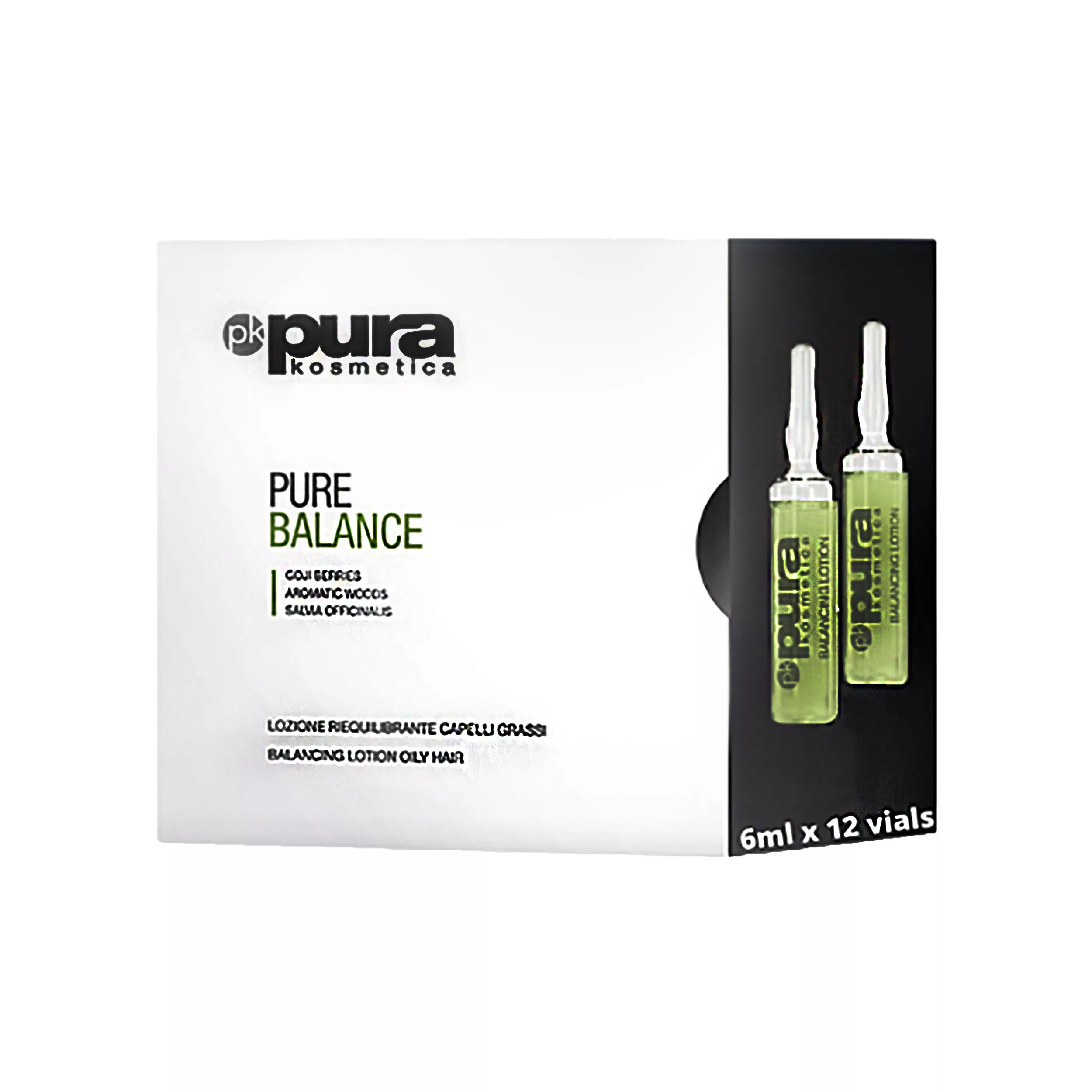 لوسیون مو پورا کوزمتکا مدل بالانس حجم 6 میلی لیتر 12 عددی