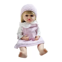 عروسک مدل لباس بافتنی کلاه دار کد 4353 ارتفاع 50 سانتی متر