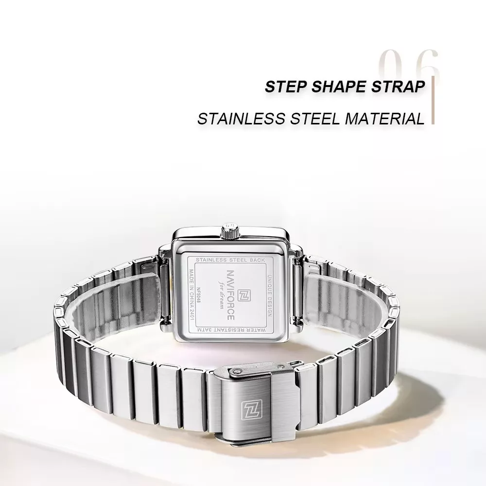 ساعت مچی عقربه‌ای کوارتز زنانه نیوی فورس مدل NF5048SWS