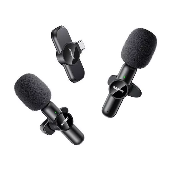 ست میکروفن بی سیم ریمکس مدل Type-C K10
