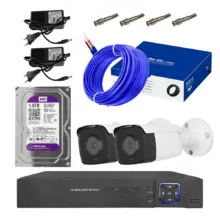 سیستم امنیتی کامل دوربین مداربسته مدل 1002+