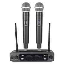 ست میکروفن بی سیم مدل دو کانال دستی کد X2