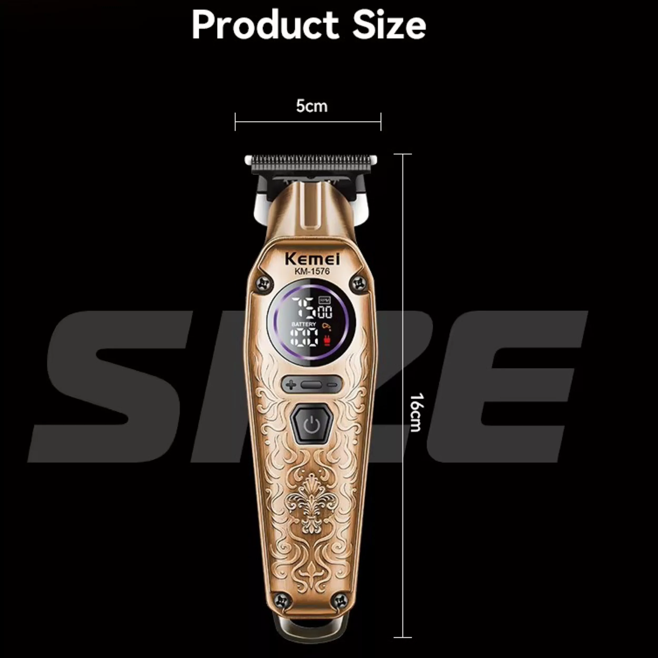 ماشین اصلاح موی سر و صورت شارژی کیمی مدل km-1576