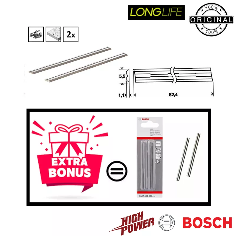 رنده نجاری برقی بوش مدل GHO 40-82 C BOX