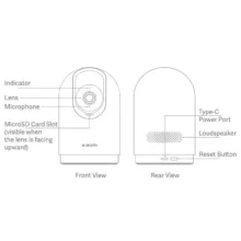 دوربین مداربسته آنالوگ شیائومی مدل Smart camera C500 pro