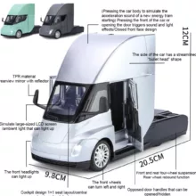 ماکت ماشین مدل کشنده دو محور تسلا