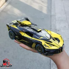ماکت ماشین ناب سل مدل بوگاتی بولاید فلزی دودزا طرح BUGATTI BOLIDE 1:24