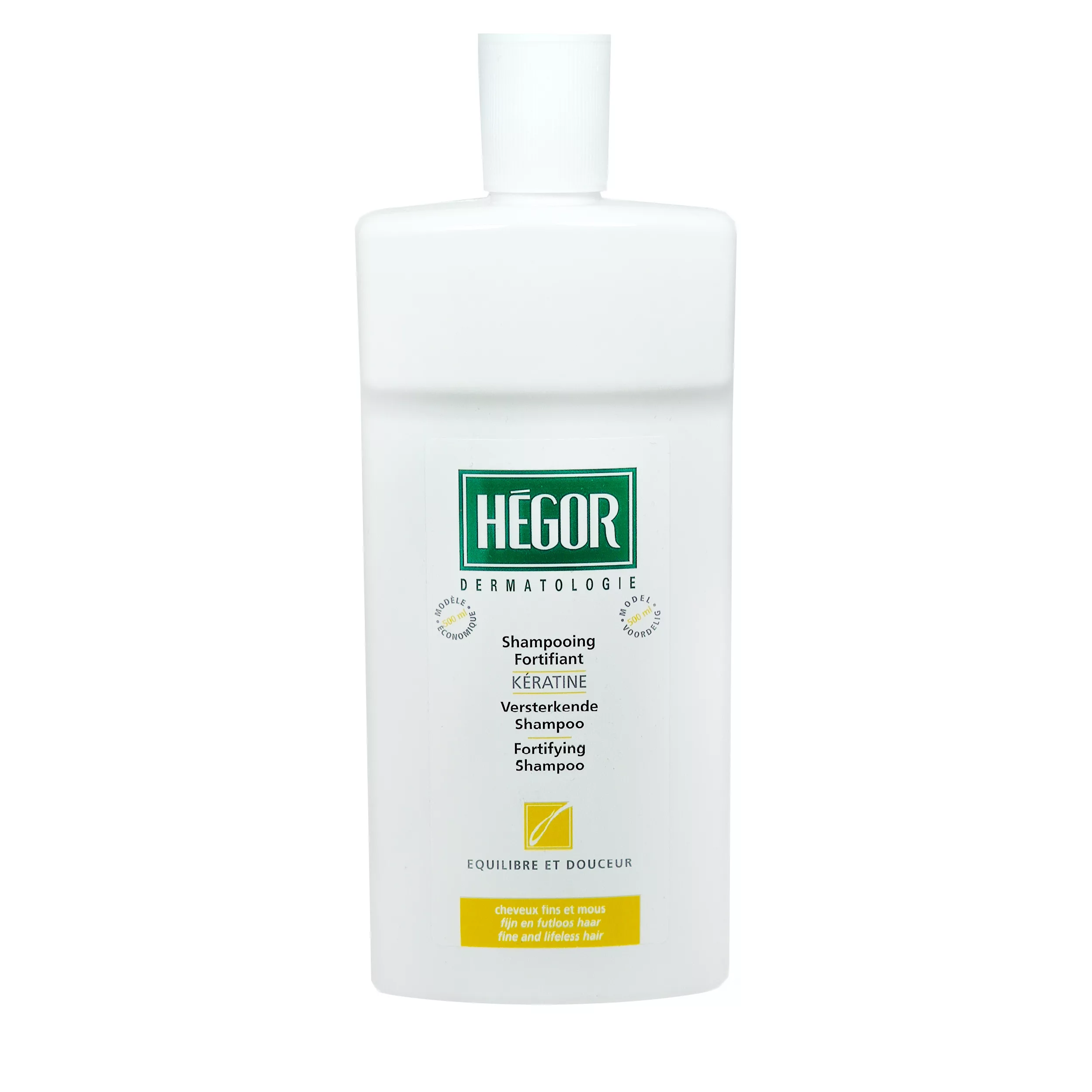 شامپو تقویت کننده مو هگور مدل KERATINE حجم 500 میلی لیتر