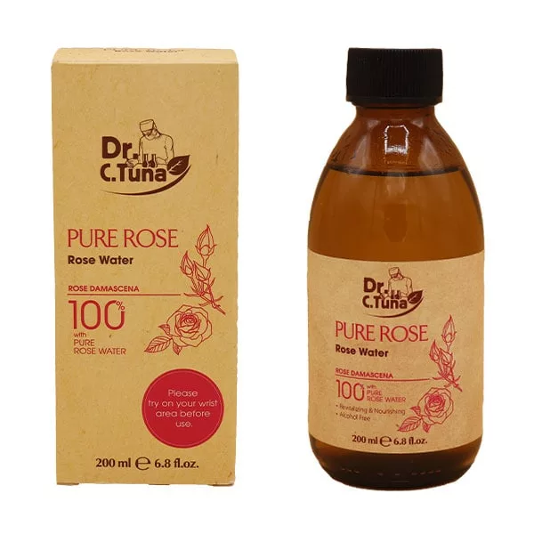 تونر پاک کننده آرایش صورت دکتر. جی تونا مدل رز واتر حجم 200 میلی لیتر