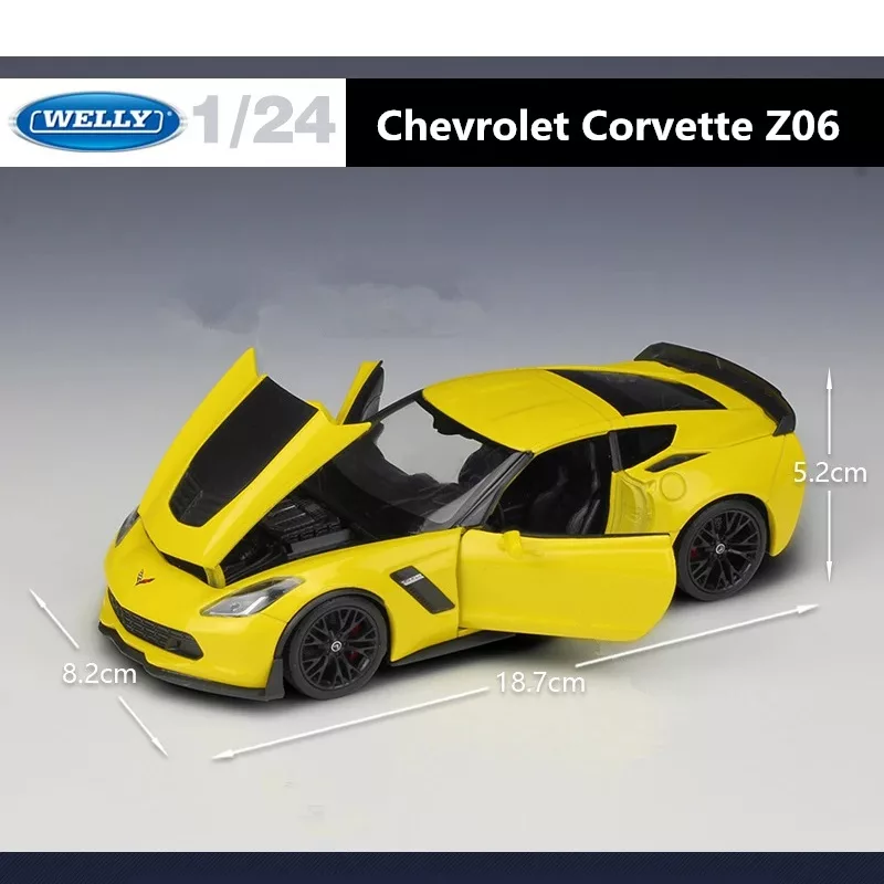 ماکت ماشین ولی مدل 2017 chvrolet corvette z06