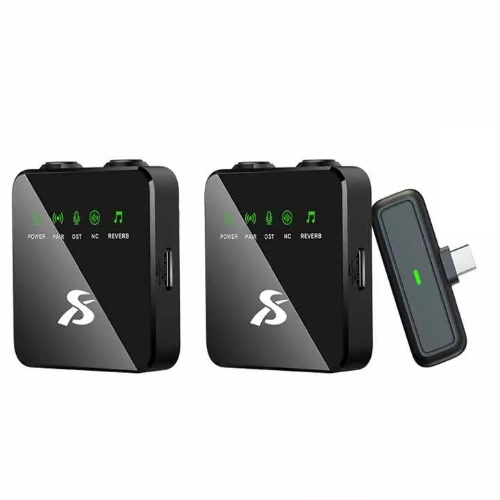 ست میکروفن بی سیم مدل SX10 Dual با درگاه اتصال Type-c