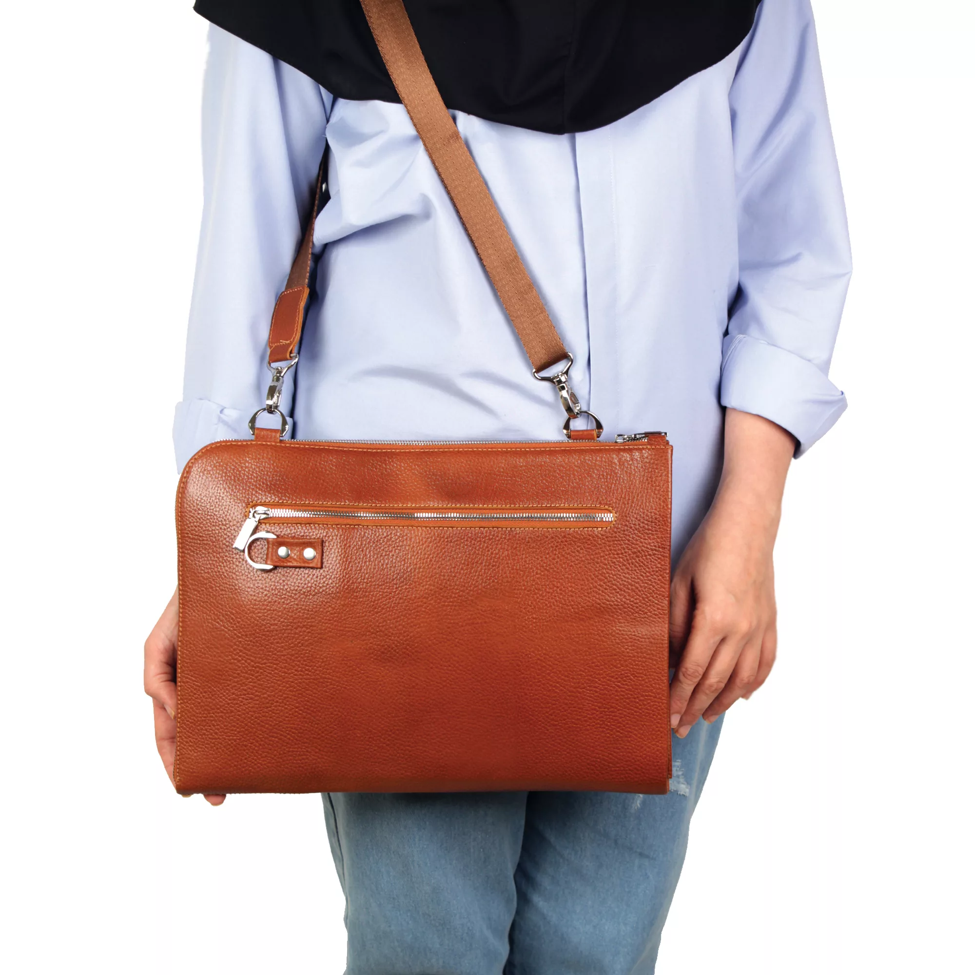 کیف دستی چرم بارز مدل DF39.1