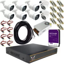 سیستم امنیتی رایمون مدل 5 مگاپیکسل کد RP-5M-HI2T8C-05