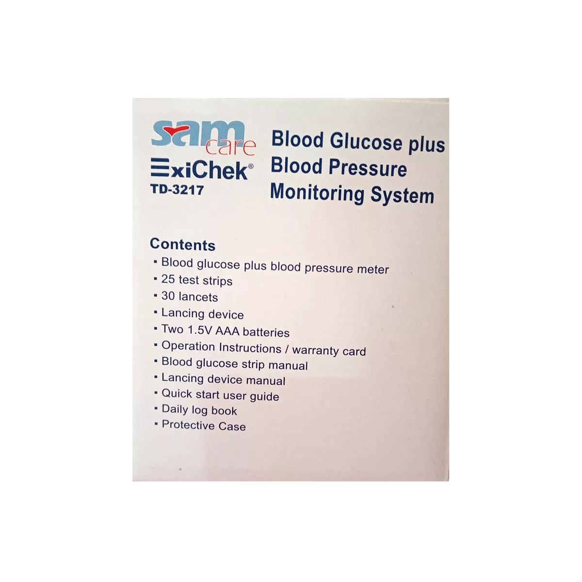 دستگاه تست قند خون و فشار سنج سام کر مدل TD-3217