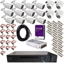 پک سیستم امنیتی دوربین مداربسته رایمون مدل 5 مگاپیکسل کد RP-5M-HI2T16C-02