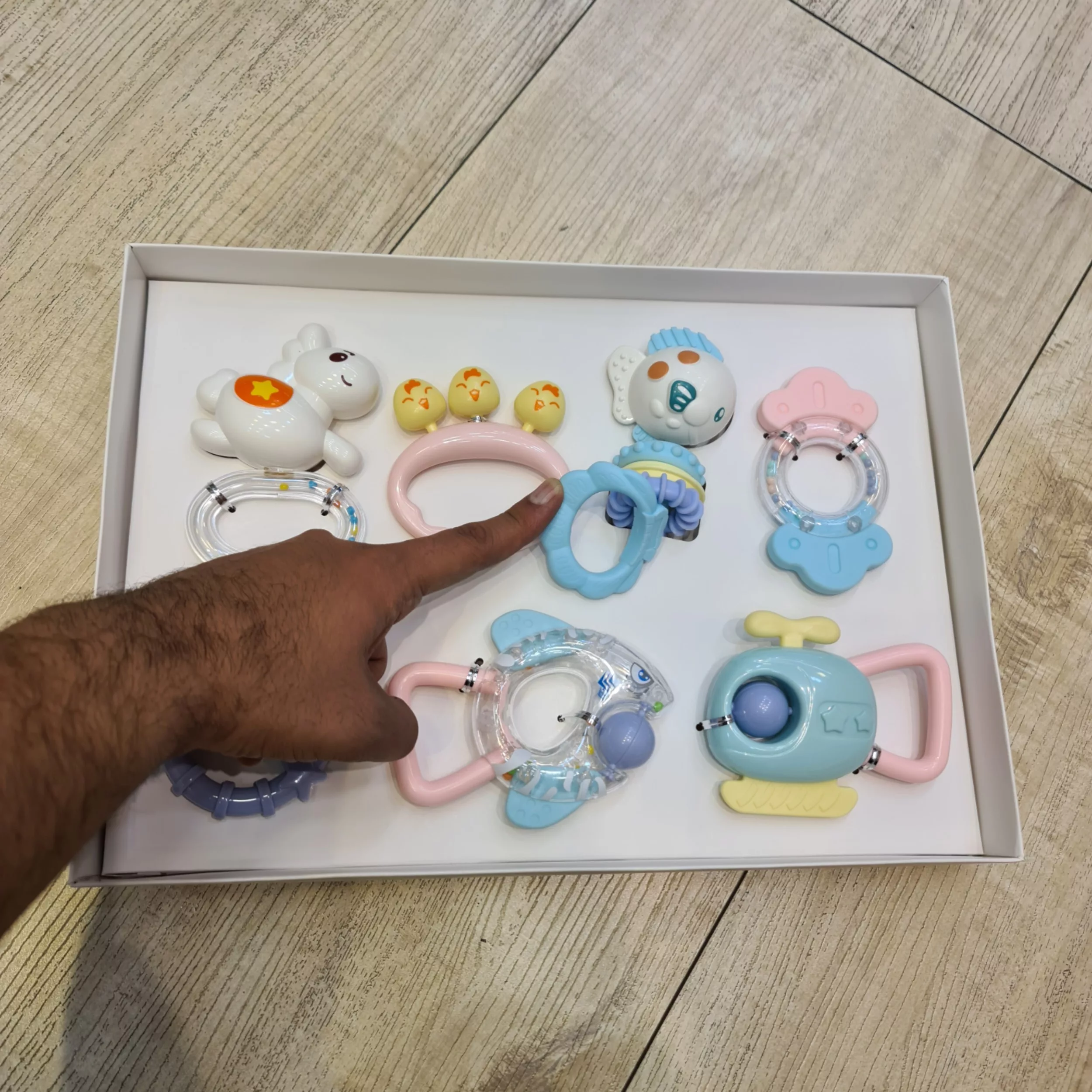 جغجغه هانگر مدل عروسک مجموعه 7 عددی