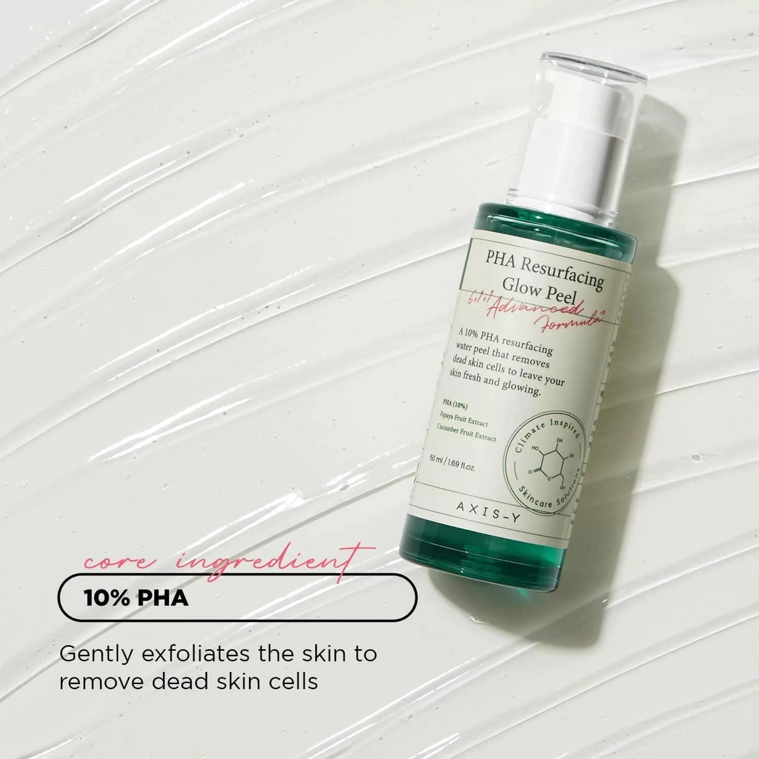 سرم لایه بردار پوست اکسیس وای مدل pha resurfacing glow حجم 50 میلی لیتر